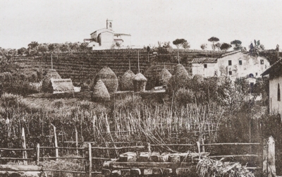 Panoramica di Collesalvetti ai primi del '900 (g.c. Fotoclub Collesalvetti)